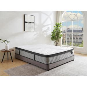 YSMÉE - ANYLA - Matras - Wit - Pocketveren - 160 x 200 cm