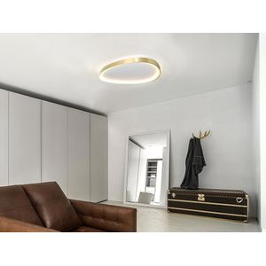Design-plafondlamp met variabele ledverlichting - Aluminium en metaal - D65 - Goudkleurig - GRANBY