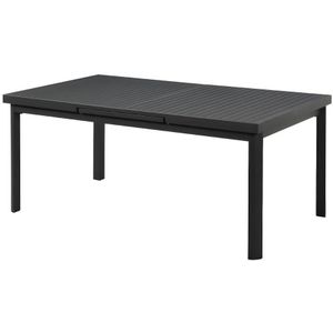 Uitschuifbare tuintafel NAURU van aluminium 180/240cm - Antraciet