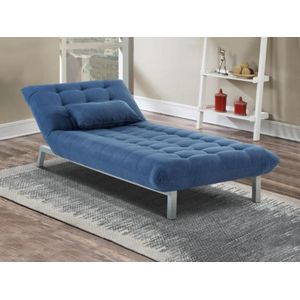 HORNET Chaise longue - Blauw | Praktisch en trendy | Loveset als bed | Meridenne voor extra ontspanning | Moduleerbaar
