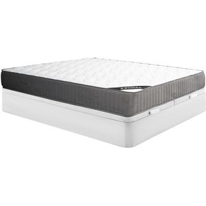 YSMÉE - MALINO - Bedbodem met Opbergruimte - Wit - Inclusief Matras van Schuim