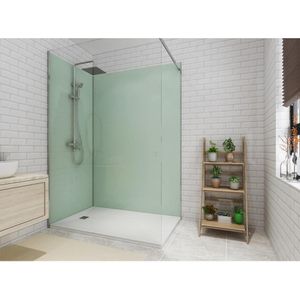 Set van twee douchewandpanelen inclusief profielen - L90 x L120 x H210 cm