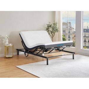 Elektrische bed - bedbodem en matras - met vormgeheugen JIMBARAN II van DREAMEA - motor OKIN - 140 x 200 cm