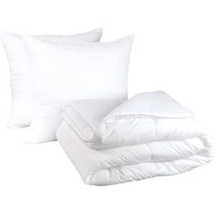 Set middelwarm dekbed 220x240cm + 2 kussens 60x60cm DODO AQUA-PURE - Hoes van 100% biologisch katoen