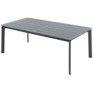 Verlengbare tuineettafel van aluminium L200/300 cm - Antraciet - MILLAU van MYLIA