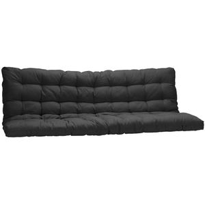 Futon MODULO speciaal zitbank-bed - 135 x 190 cm - Zwart
