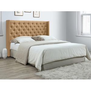 Gestoffeerd hoofdbord - 190 cm - Stof - Beige - MASSIMO