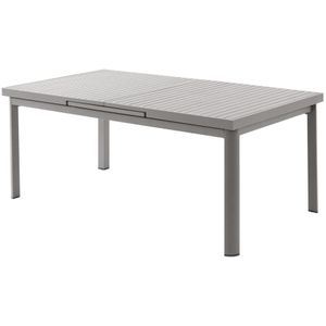 Uitschuifbare tuintafel van aluminium L180/240 cm - Taupe - NAURU van MYLIA