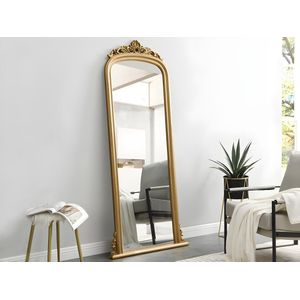 OZAIA Grote spiegel MERRY - Paulownia hout - H.180 cm - Goudenkleur L 80 cm x H 180 cm x D 1 cm