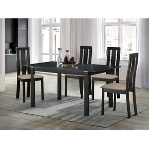 Set van 6 stoelen DOMINGO - Massief beuken - Wengé