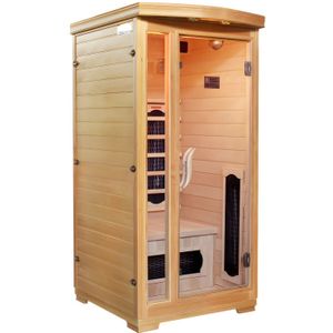 Infrarood sauna 1 plaats OSVALD - L90 x D90 x H190 - 1350W