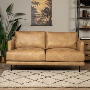 Dana Industriële Bank 2,5-zits Denver Beige Eco-leer | Moderne en Elegante Stijl