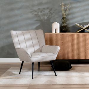 Fauteuil City linnen taupe