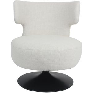 Fauteuil Metro draaibaar linnen off white