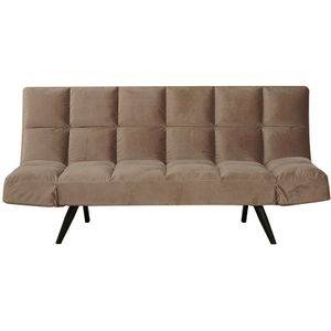 Velvet slaapbank 1,5 persoons Timo taupe
