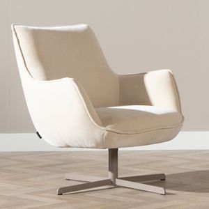 Fauteuil Stella draaibaar velvet beige