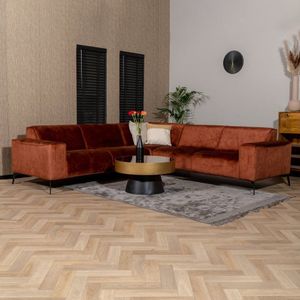Velvet - Hoekbank Vegas - Koper - Links/Rechts