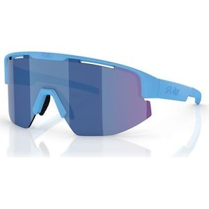 bliz matrix licht blauwe skibril  blauwe spiegelende lens