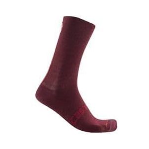 paar castelli racing stripe 18 sokken rood