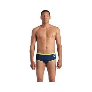 arena one big logo blue green men s low rise swimsuit