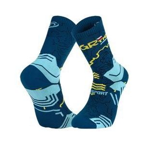 trek bv sport sportgr haute polyamide gr tmb sokken blauw geel