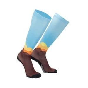 nathan speed knee high compression socks printed multi