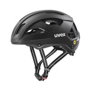 uvex city stride mips hiplok city helm zwart