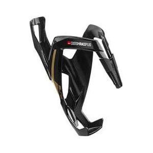 elite custom race  bidonhouder glossy black  gold