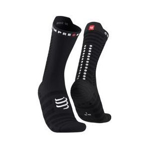 Compressport - Pro Racing Sock Bike - Zwart - Wit - Sportsokken