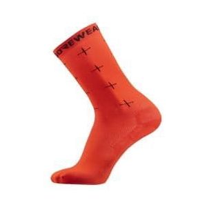 gore wear essential daily orange unisex socks