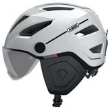abus pedelec 2 0 ace pearl white helm