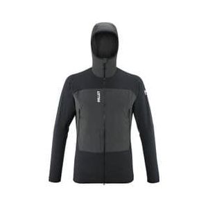 millet fusion xcs hoodie softshell jacket black