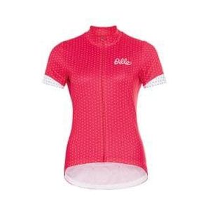 odlo essential print jersey met korte mouwen voor dames roze