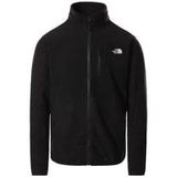 the north face glacier pro full zip heren fleece zwart