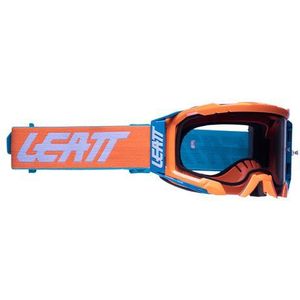 leatt velocity 5 5 masker  neon oranje  licht grijze lens 58