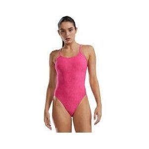 tyr durafast elite cutoutfit badpak lapped pink dames