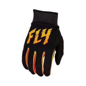 fly f 16 kinderhandschoenen zwart geel oranje