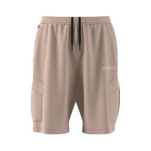 adidas - Terrex - Cargobroek - Beige - Korte Wandelbroek