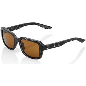 100  rideley mat zwart havana brons peakpolar lens