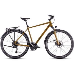 cube nature pro allroad hybride fiets shimano cues 10s 700 mm wilgengroen 2025