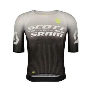 Scott - RC SRAM - Race Jersey - Zwart Wit - Korte Mouwen