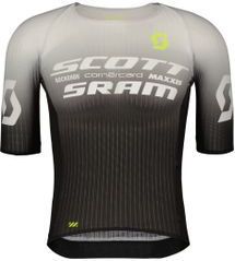 Scott - RC SRAM - Race Jersey - Zwart Wit - Korte Mouwen