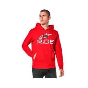 alpinestars ride 4 0 hoodie rood