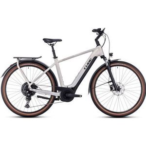 cube touring hybrid pro 500 elektrische hybride fiets shimano deore 11s 500 wh 700 mm paars zilver 2023