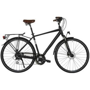 stadsfiets bicyklet leon shimano acera altus 8v 700 mm zwart
