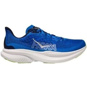 hoka mach 6 hardloopschoenen blauw wit heren