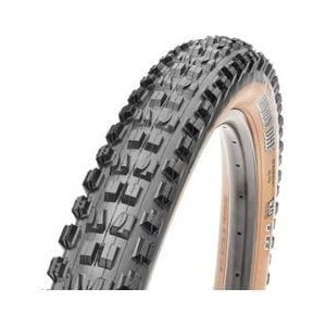 maxxis minion dhf 27 5  mtb tire tubeless ready dual exo protection wide trail  wt  beige sidewalls