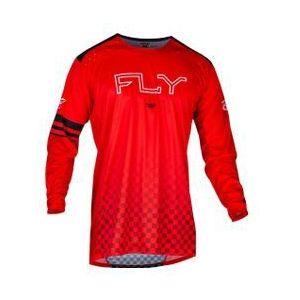 fly rayce long sleeve jersey red