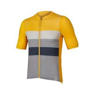 endura pro sl race short sleeve jersey mustard yellow