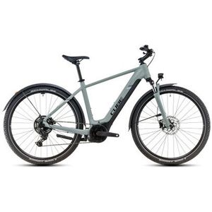 cube nuride hybrid performance 625 allroad elektrische hybride fiets shimano cues 9s 625 wh 29  swamp grey green 2025